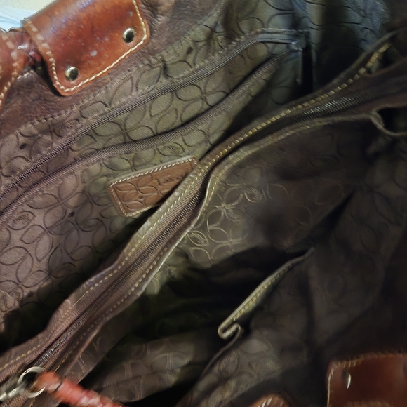 Fossil Dark Brown Leather Shoulder Bag - Picture 7 of 11